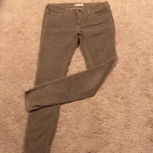 Free People Grey Corduroys